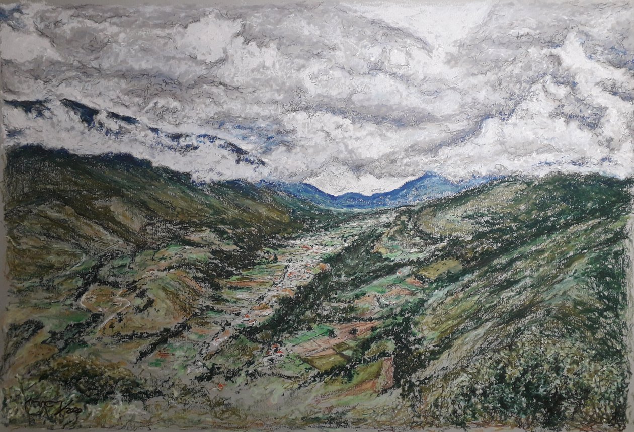 THE VENEZUELAN ANDES - VENEGARA EDO VILLAGE. TACHIRA av miguelmendez_art.ve