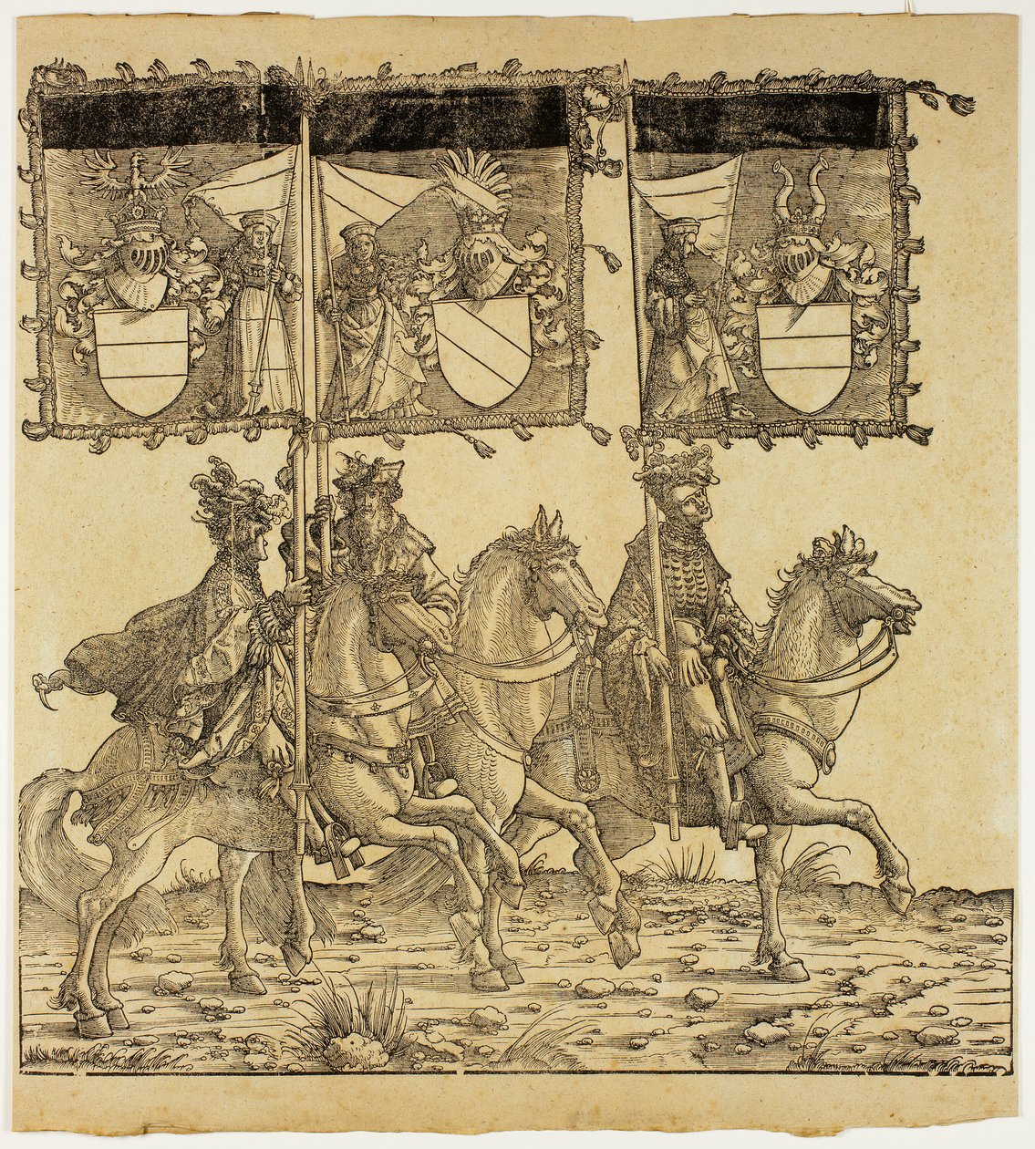 Maximilians triumf av the Elder Hans Burgkmair