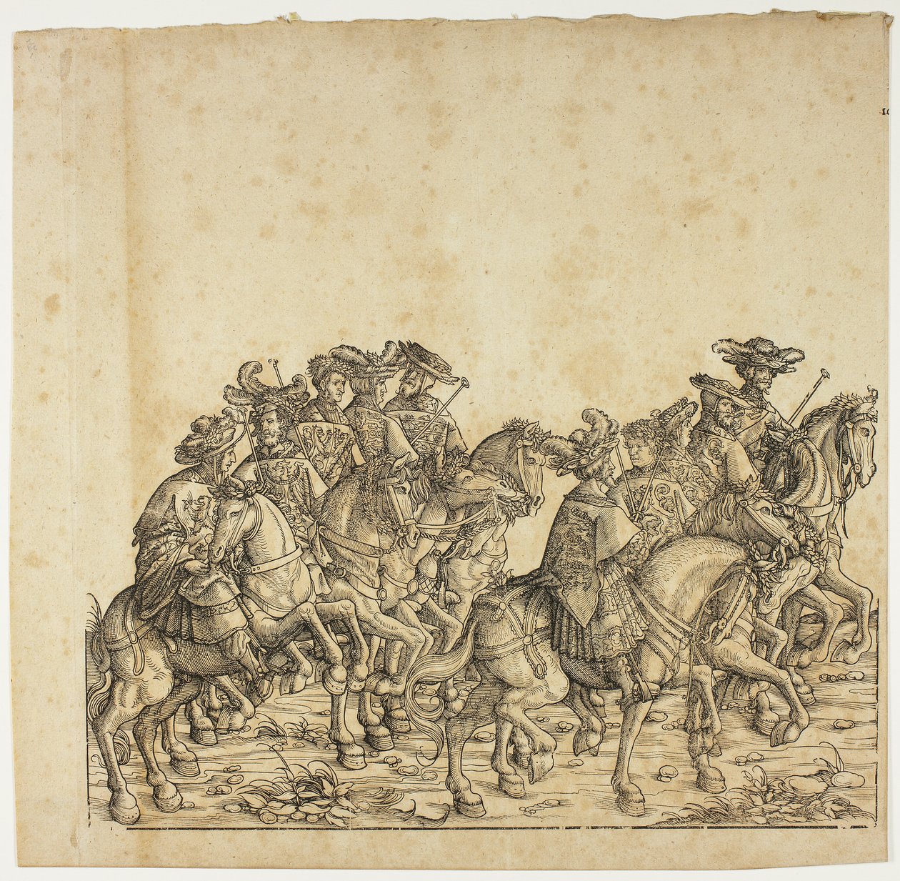 Maximilians triumf av the Elder Hans Burgkmair