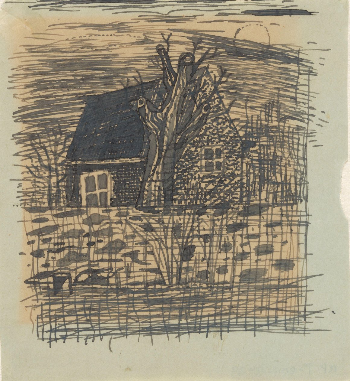 Hus av unknown (signed by artist)