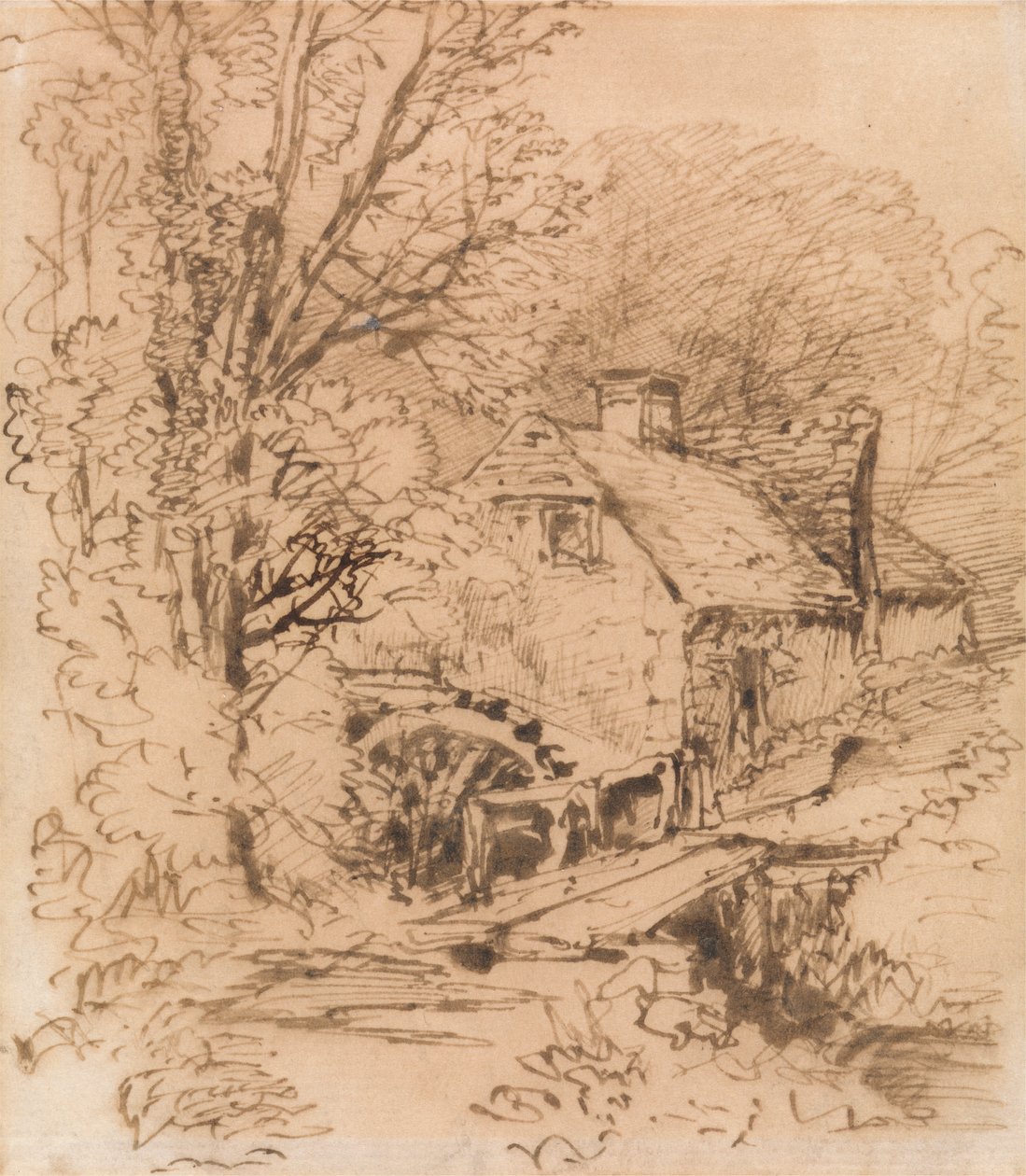 Mill nära Newbury av unknown artist
formerly John Constable