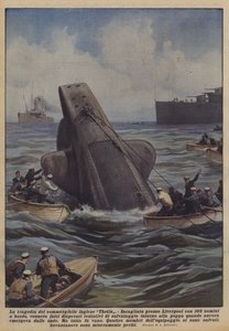 Tragedin för den engelska ubåten Thetis