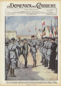 En fransk ceremoni i Milano