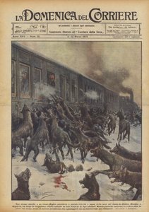 Ett märkligt överfall på ett tåg