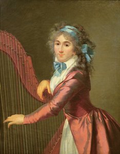 Porträtt av en ung harpist