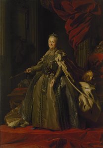 Porträtt av Katarina II, 1776-77
