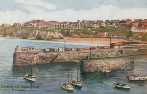 Harbor och Towan Beach, Newquay