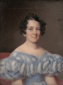 Porträtt av en dam, ca. 1835.