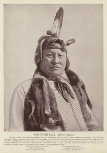 Regn-i-ansiktet, Sioux-indian