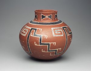 Foumile polykrom burk, Anasazi, 13001500 (keramik)