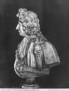 Byst av Jules Hardouin Mansart, 1698 (marmor)