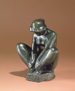 Girl Holding Both Feet, 1920 (brons)