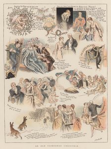 En gammaldags jul (chromolitho)