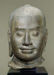 Chef för kung Jayavarman VII (r.1181-c.1220) (brons)