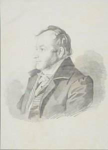 Porträtt av E.E. Jungcurt, 1830-talet.