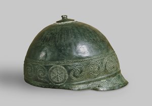 Hjälm, italiensk-keltisk, 300-talet f.Kr. (brons)