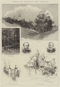 Öppnande av Waterlow Park, Highgate
