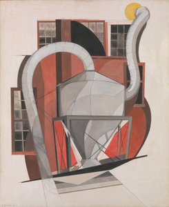 Maskiner, 1920 (gouache och grafit på kartong)