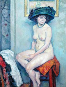 Naken, ca 1910 (olja på duk)