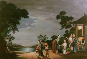Midhöstens månfestival, ca 1800