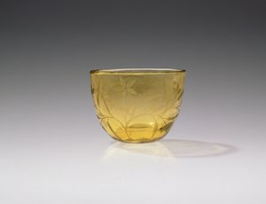 Vinkopp, Yongzheng-period, 1723-35 (gult glas)