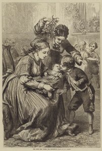 The First Kiss under the Mistletoe 