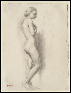 Stående naken, ca 1860-65