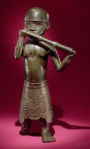 Hornblower, från Benin, Nigeria (brons)