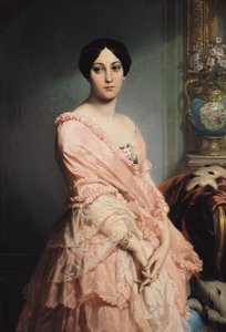 Porträtt av Madame F, 1850-51