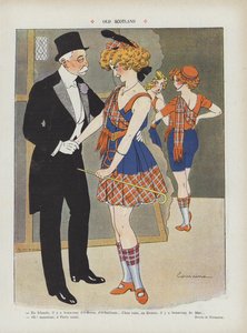 Gamla Skottland. Illustration för Le Rire