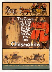 Annons för Oldsmobile, pub. 1910