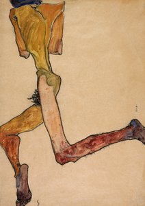 Liggande naken man, 1910