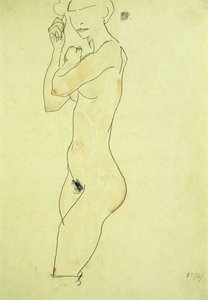 Stående naken; Stående naken, 1913