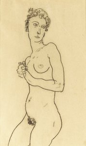 Stående naken, 1918