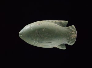 Fiskformad skål (glas)