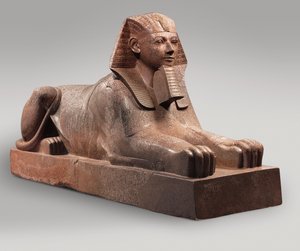 Sfinxen från Hatshepsut, ca 1479-58 (granit, färg)