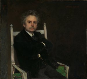 Porträtt av Edvard Grieg 1843-1907, 1891.