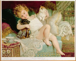 Lekkamrater, från Pears Annual, 1903