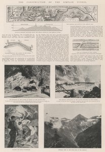 Byggandet av Simplon-tunneln