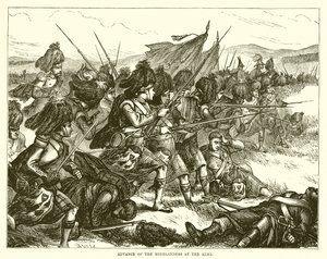 Highlanders frammarsch vid Alma