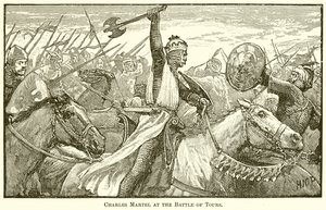 Charles Martel i slaget vid Tours