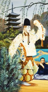 Japanska Noh-dansare