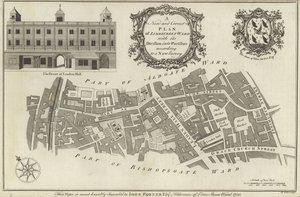 Karta över Lime Street Ward, London