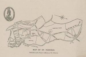 Karta över St Pancras