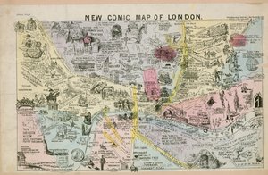 Ny komisk karta över London