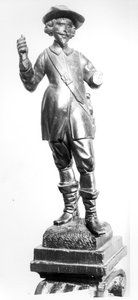 Officer of Musketeers, 1638 (snidat trä)