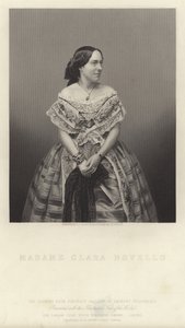 Porträtt av Clara Novello