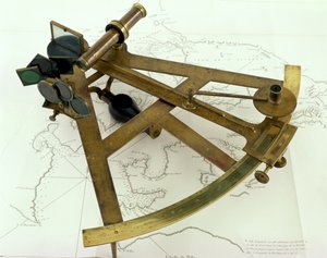 Sextant, engelska (mässing)