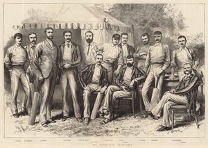 De australiska cricketspelarna