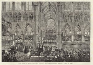 Jubilee Thanksgiving Service i Westminster Abbeybbery,